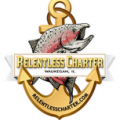 Relentless sport fishing charter Lake Michigan